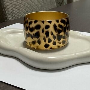 Vintage Leopard Bangle Bracelet